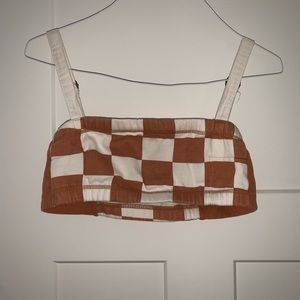 Checkered Crop top